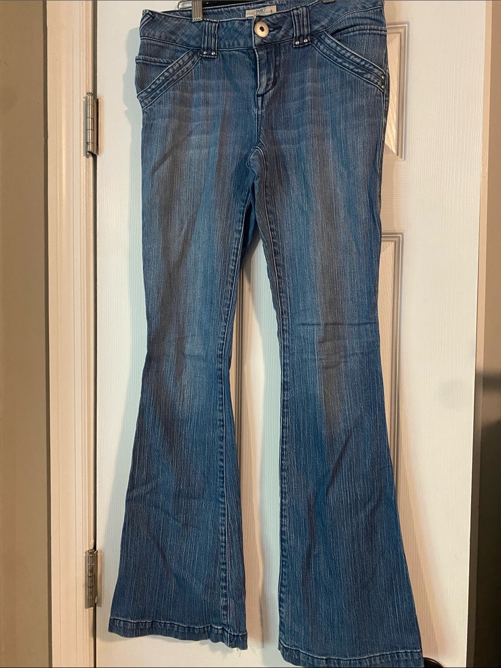 SO Women's Dark Blue Flare Jeans